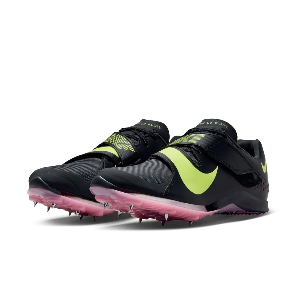 Nike Air Zoom Long Jump Elite Anthracite Pink Volt Spikes (CT0079-001)